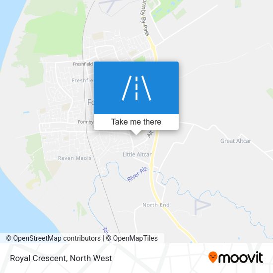 Royal Crescent map