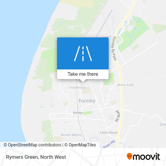 Rymers Green map