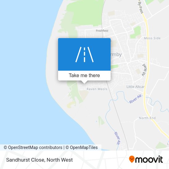 Sandhurst Close map