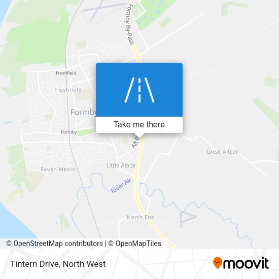 Tintern Drive map