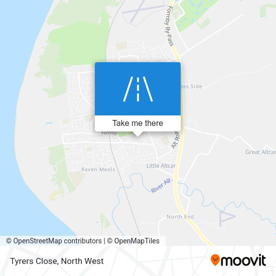 Tyrers Close map