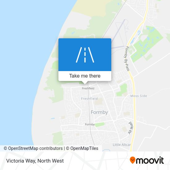 Victoria Way map