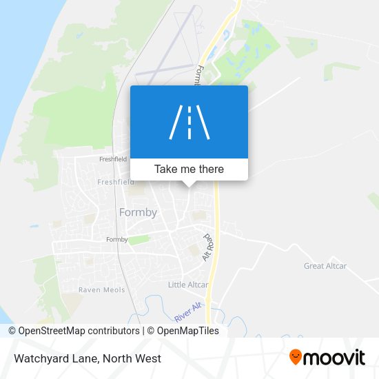 Watchyard Lane map