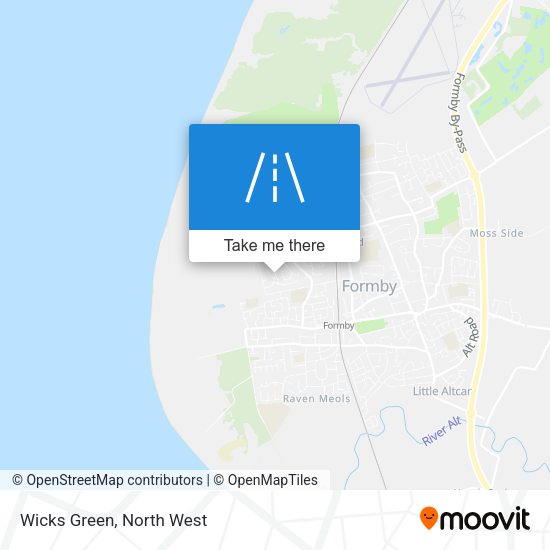 Wicks Green map