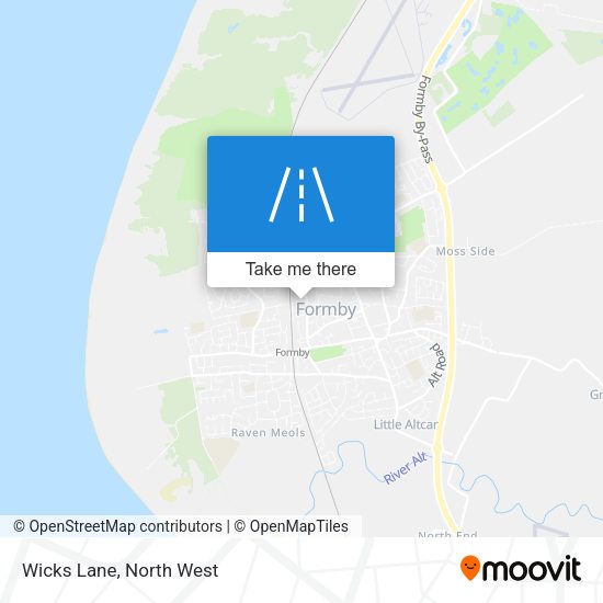 Wicks Lane map