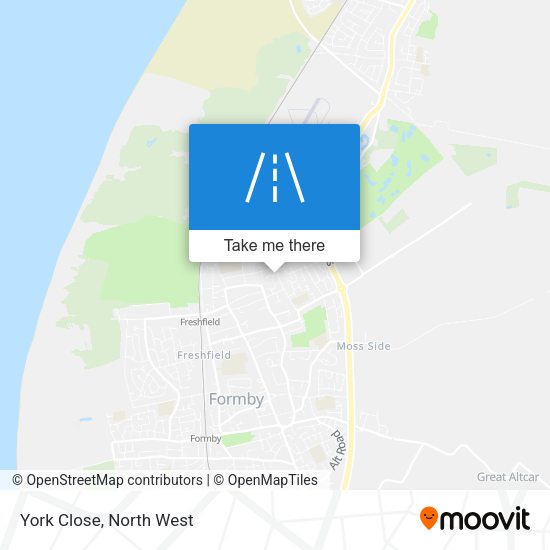 York Close map