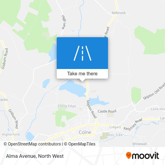 Alma Avenue map