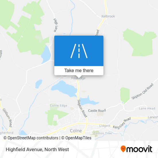 Highfield Avenue map