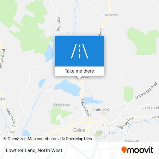 Lowther Lane map