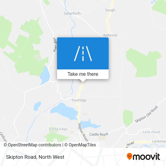 Skipton Road map