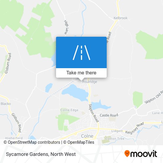 Sycamore Gardens map