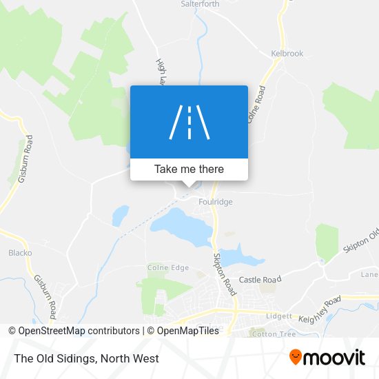 The Old Sidings map