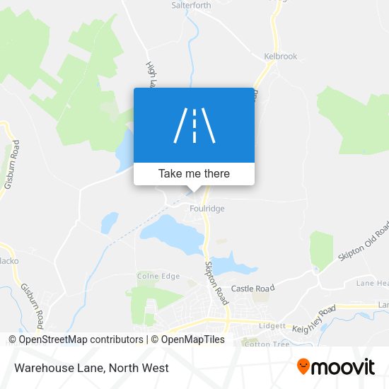 Warehouse Lane map