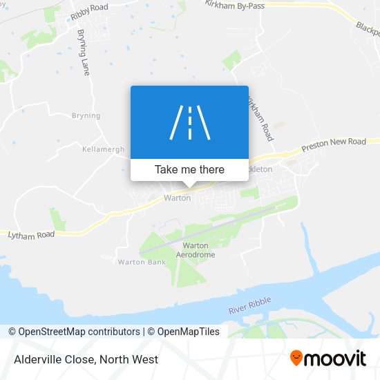 Alderville Close map