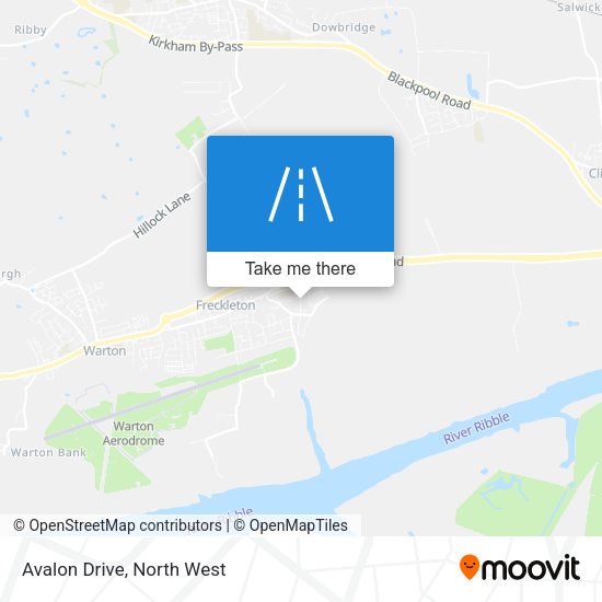 Avalon Drive map