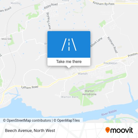 Beech Avenue map