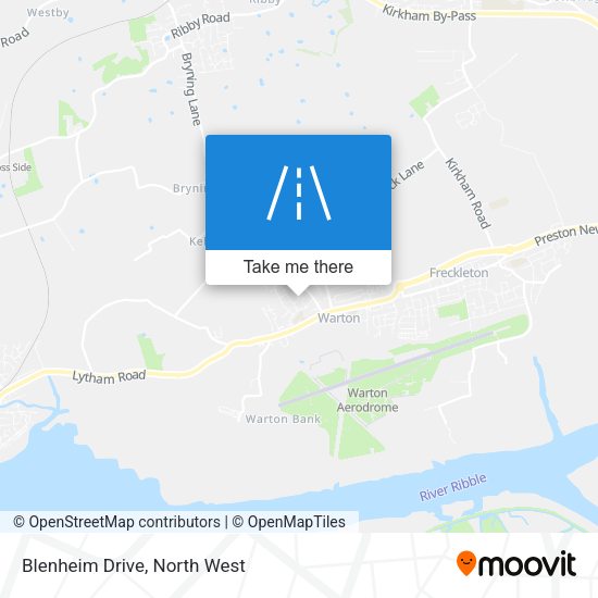 Blenheim Drive map