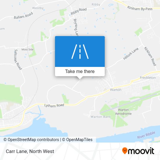 Carr Lane map