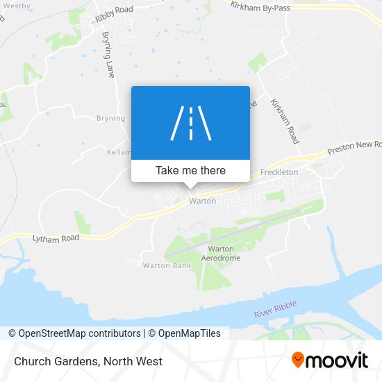Church Gardens map