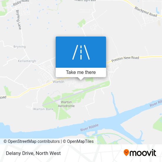 Delany Drive map