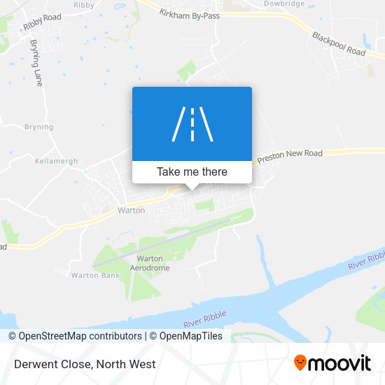 Derwent Close map