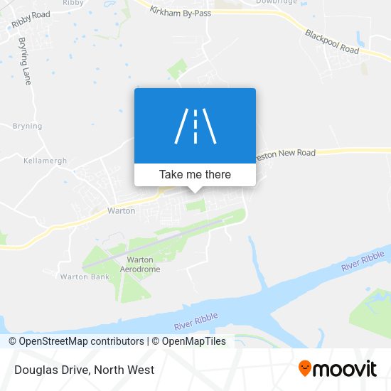 Douglas Drive map