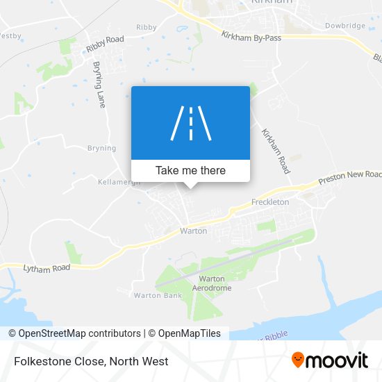 Folkestone Close map