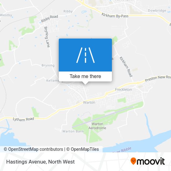 Hastings Avenue map