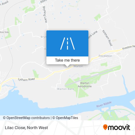 Lilac Close map
