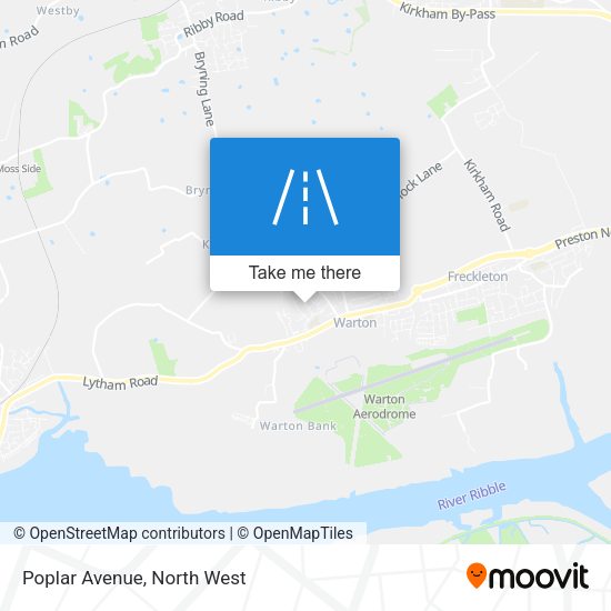 Poplar Avenue map