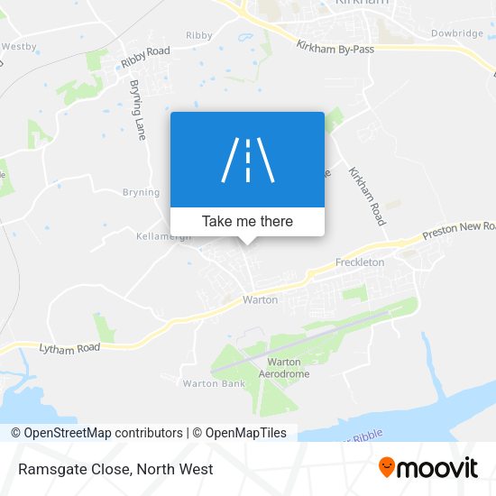 Ramsgate Close map