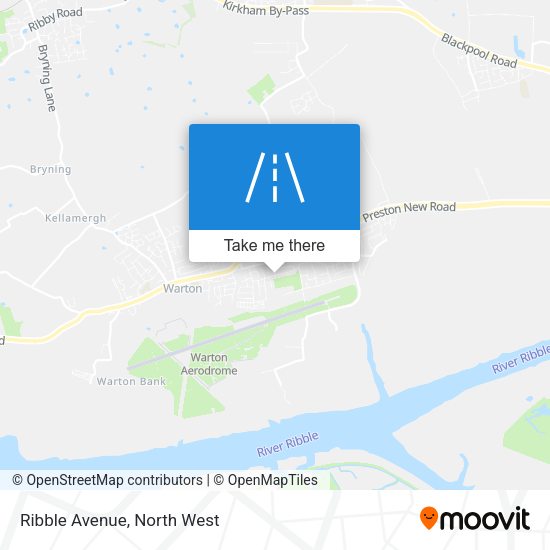 Ribble Avenue map