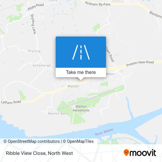 Ribble View Close map