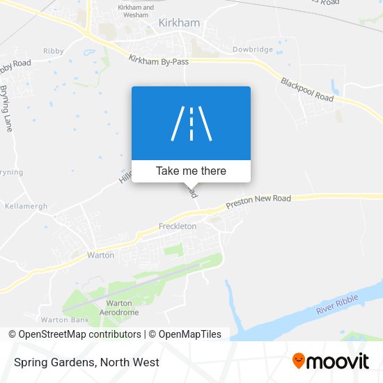 Spring Gardens map