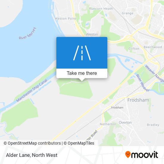 Alder Lane map