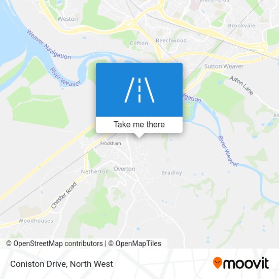 Coniston Drive map
