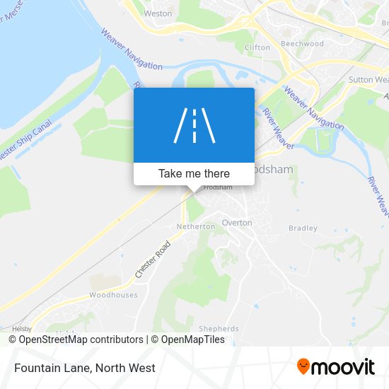 Fountain Lane map