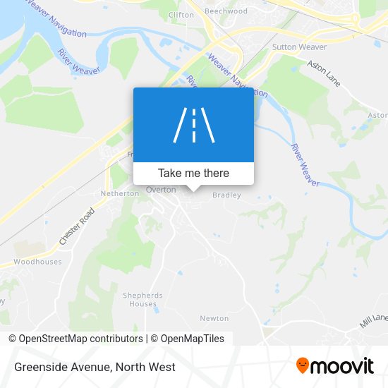 Greenside Avenue map