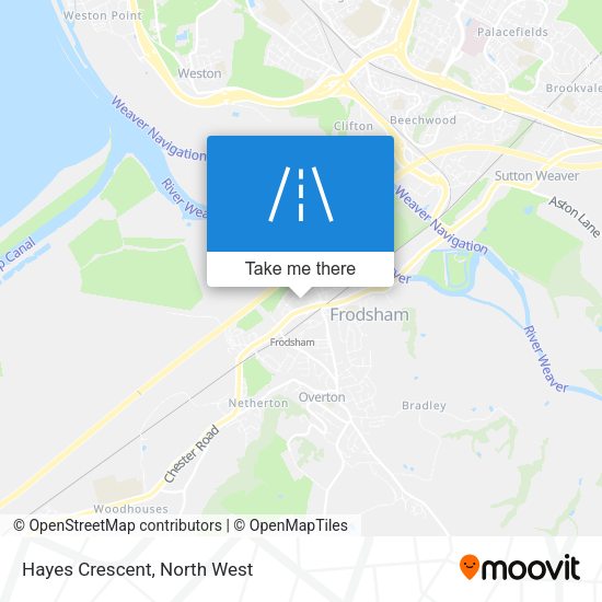 Hayes Crescent map