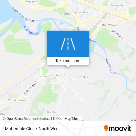 Matterdale Close map