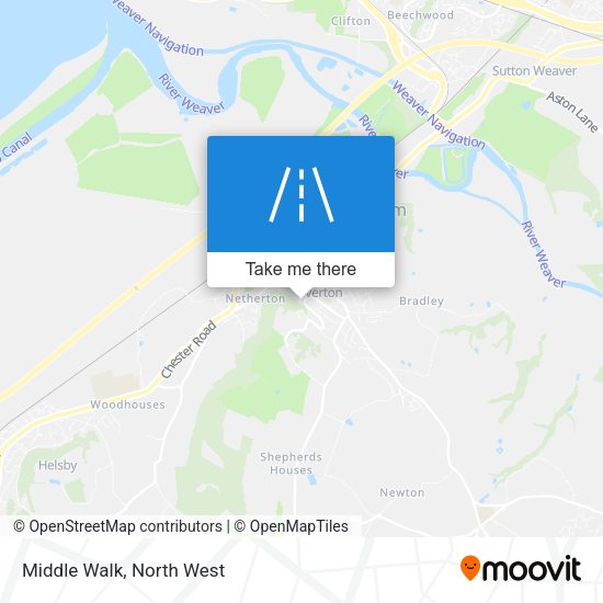 Middle Walk map