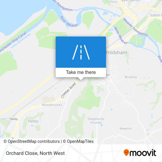 Orchard Close map