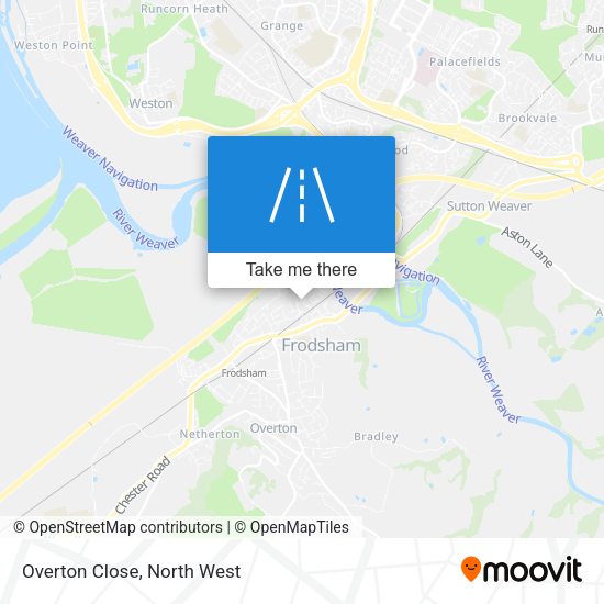 Overton Close map
