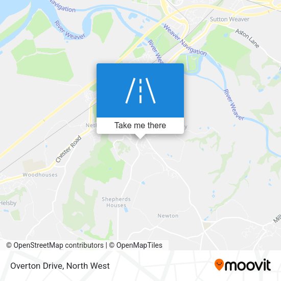 Overton Drive map