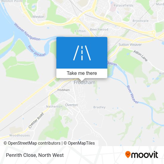 Penrith Close map