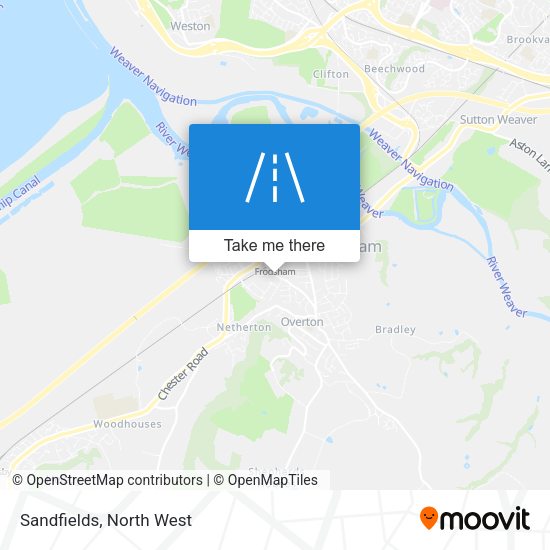 Sandfields map