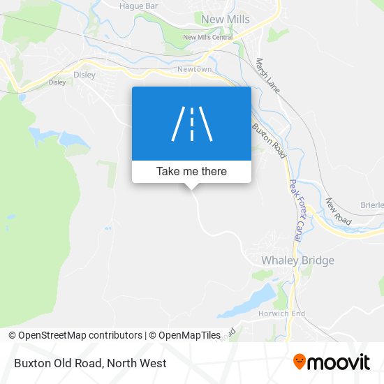 Buxton Old Road map