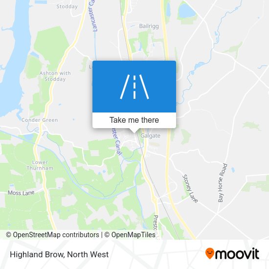 Highland Brow map