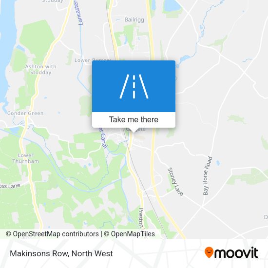 Makinsons Row map