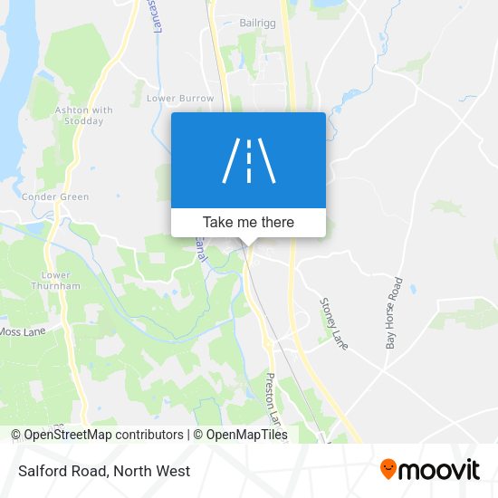Salford Road map